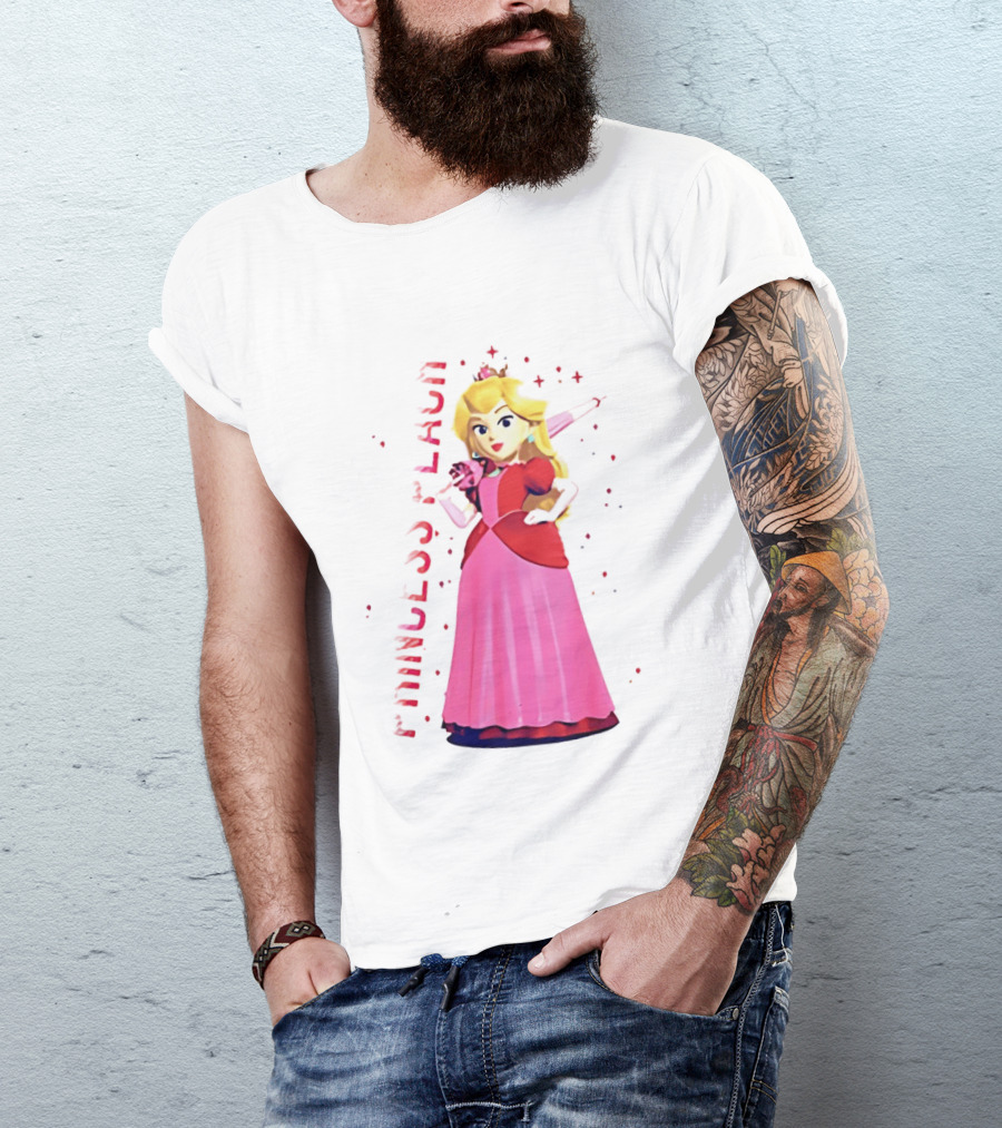 Princess Peach Animated Character Princess Peach The Movie T-Shirt