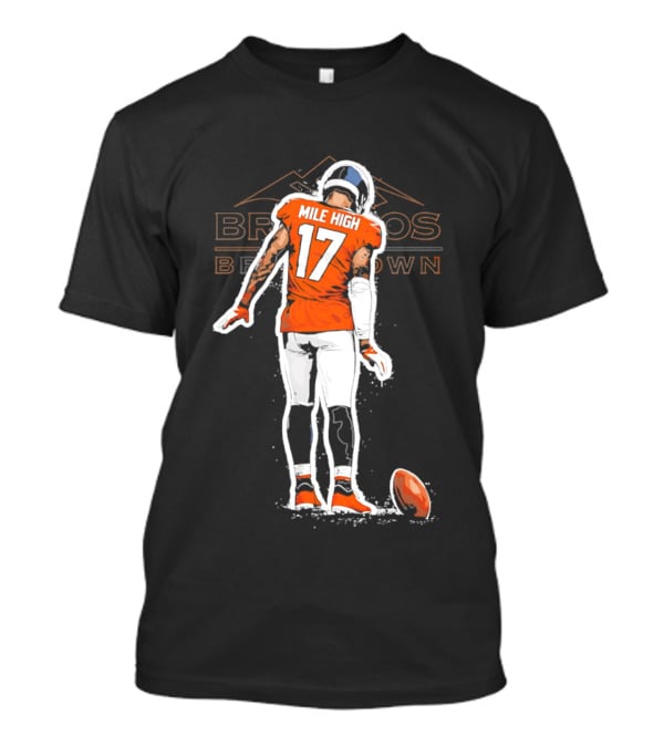 Denver Broncos Mile High Celebration Number 17 T-Shirt