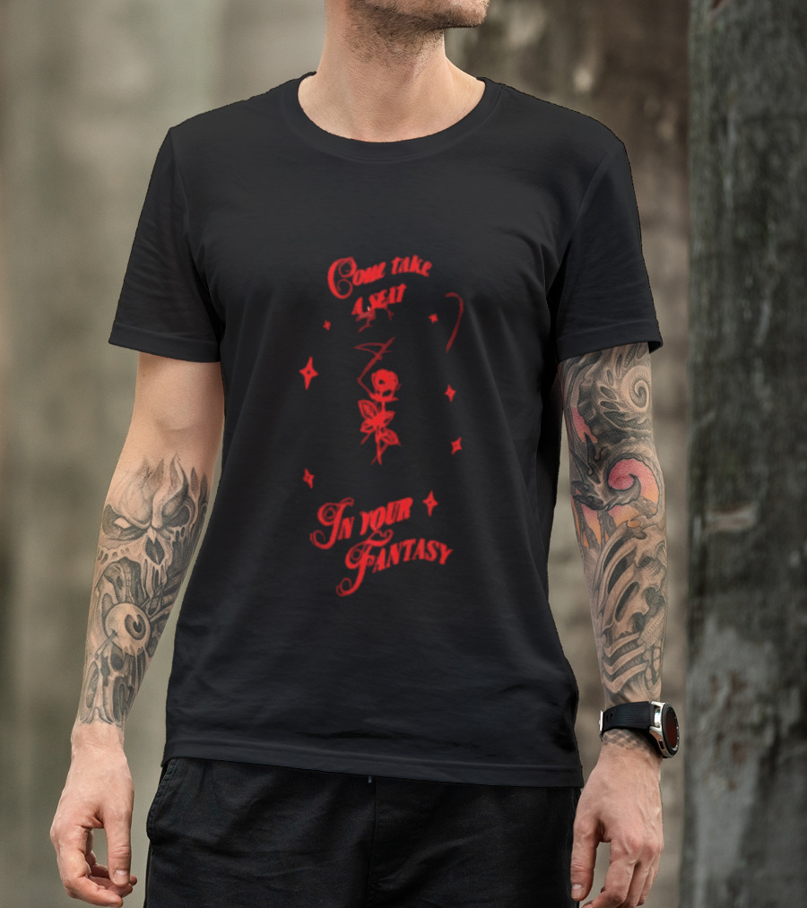 Ateez Come Take A Seat In Your Fantasy Tour 2026 Rose T-Shirt