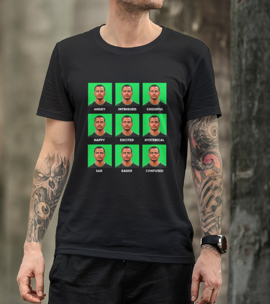 Faces Of Mazzulla Different Expressions T-Shirt