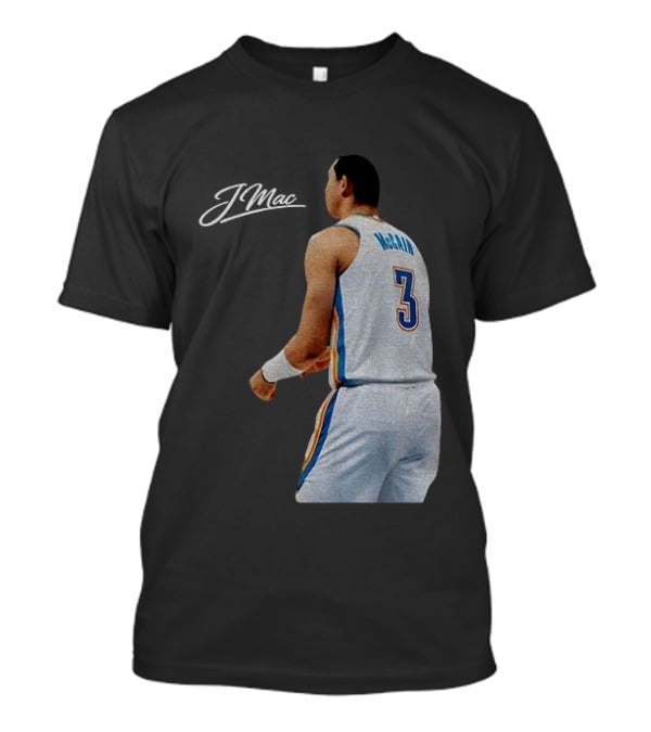 Jared McCain Oklahoma City Thunder Basketball NBA Number 3 Jersey T-Shirt