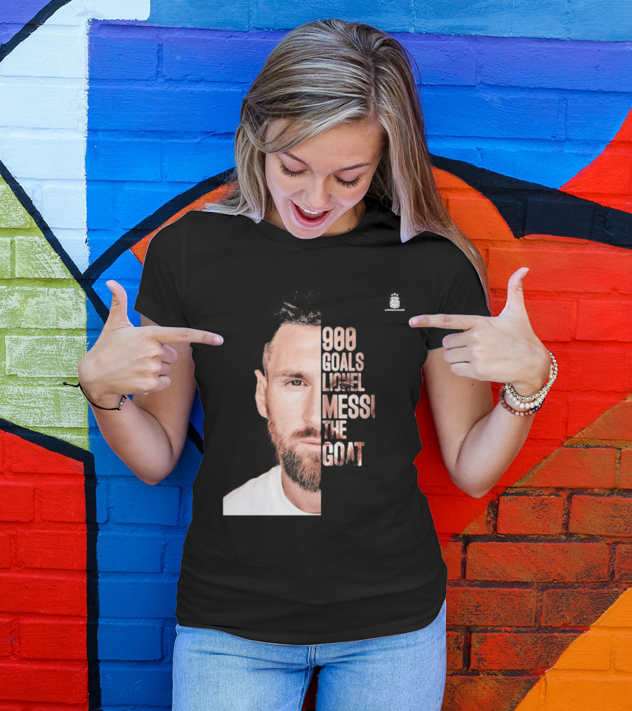 Lionel Messi The GOAT 900 Goals T-Shirt
