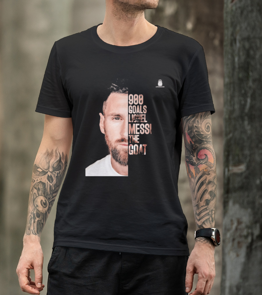Lionel Messi The GOAT 900 Goals T-Shirt