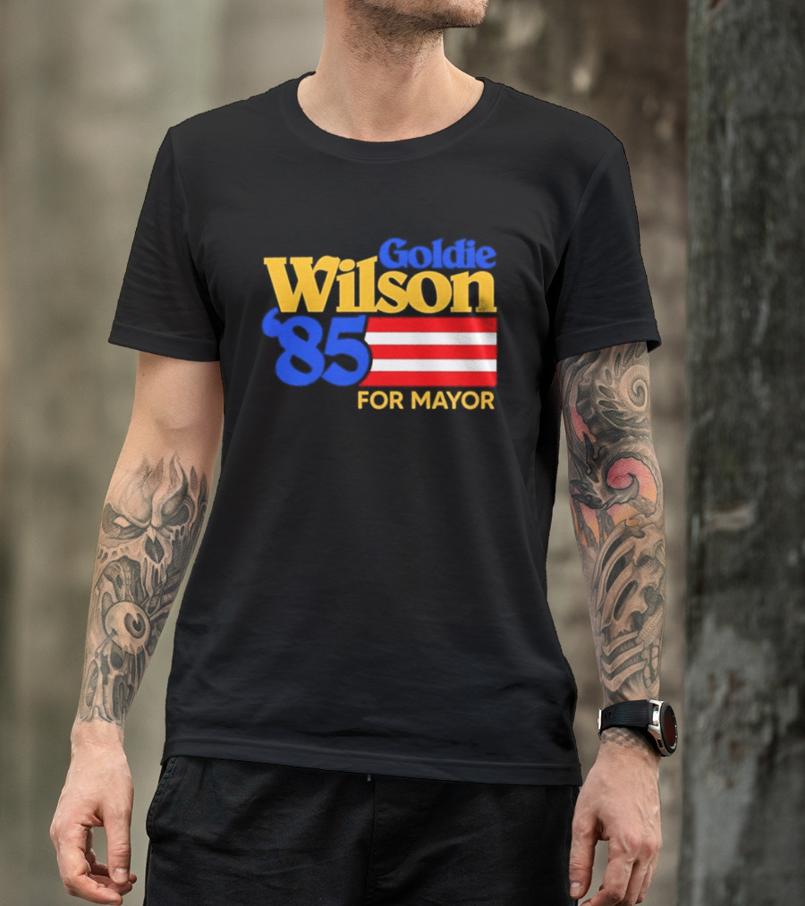 Goldie Wilson '85 For Mayor Back To The Future T-Shirt