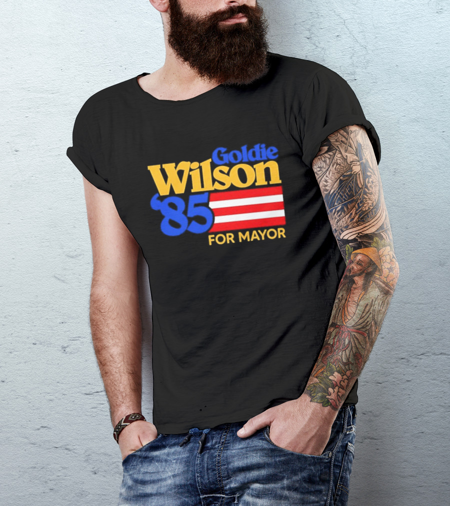 Goldie Wilson '85 For Mayor Back To The Future T-Shirt