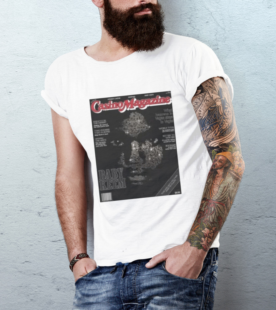 Casino Magazine Baby Keem World Tour Las Vegas Exclusive T-Shirt