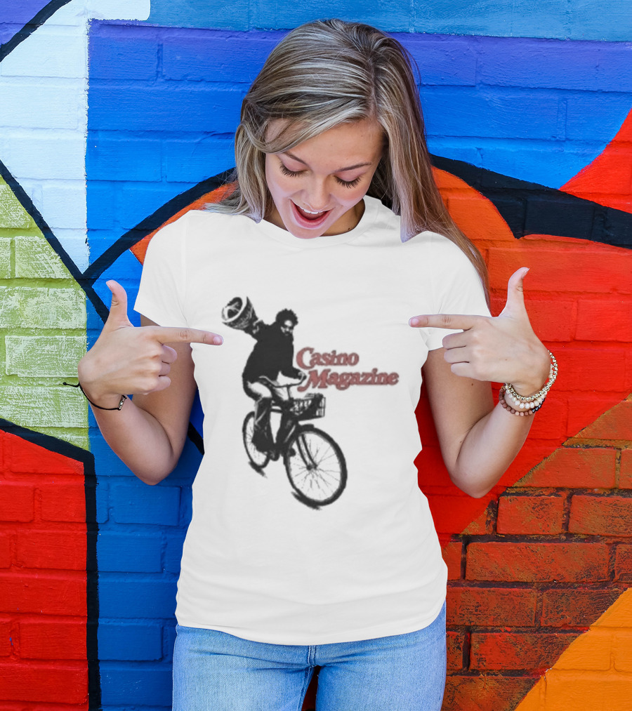 Baby Keem Limited Edition Casino Magazine Cyclist T-Shirt
