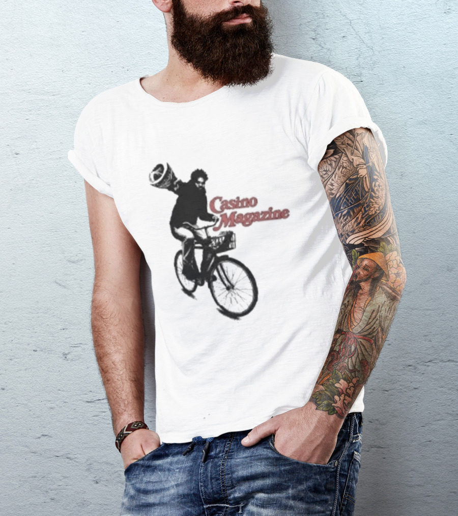 Baby Keem Limited Edition Casino Magazine Cyclist T-Shirt