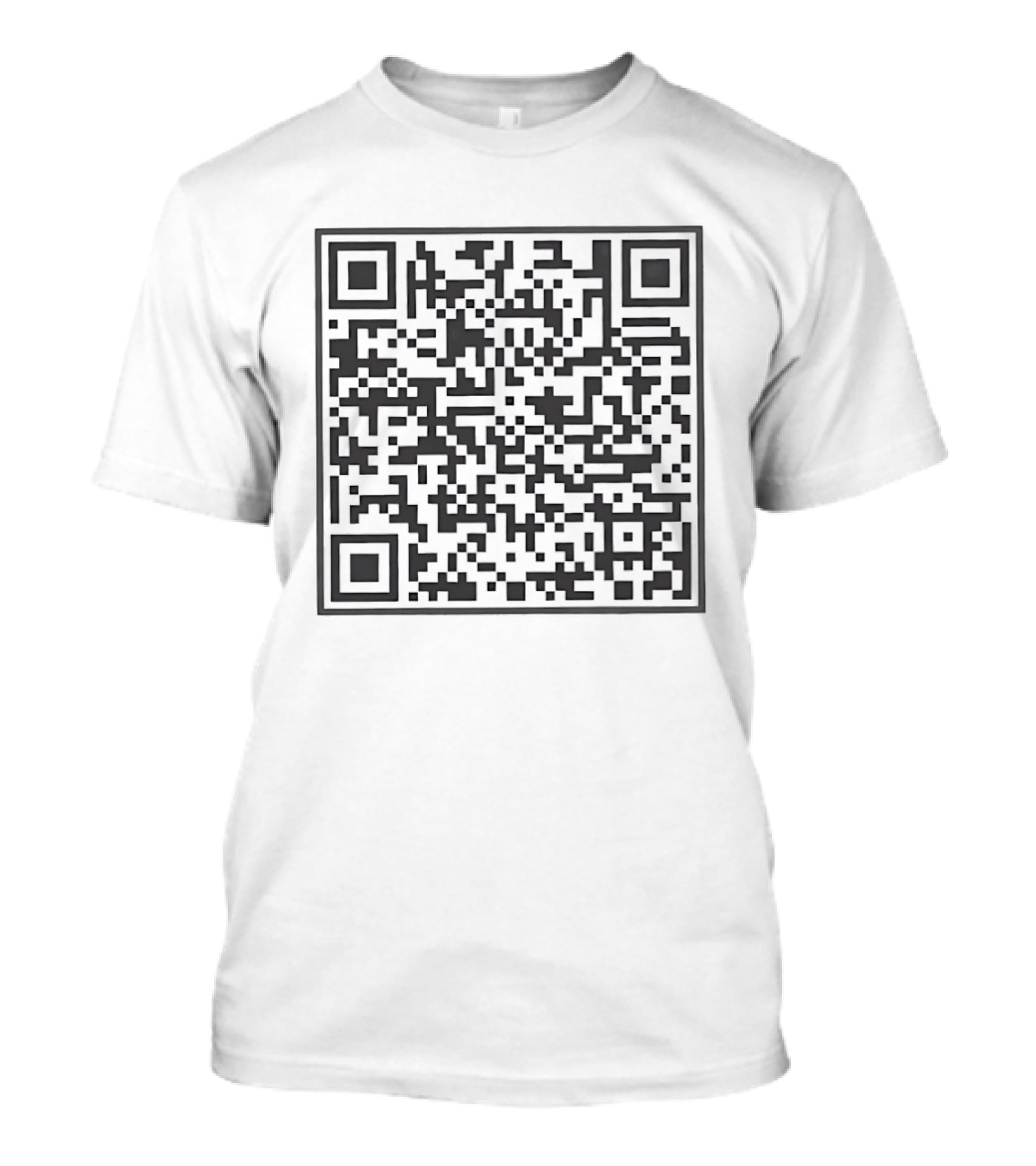 Hiden Message QR Code Political T-Shirt