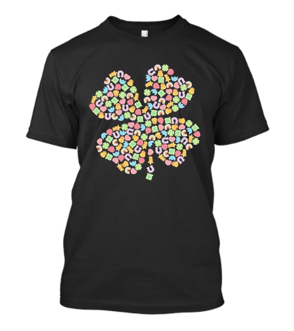Lucky Charms Four Leaf Clover Candy St Patricks Day 2026 T-Shirt