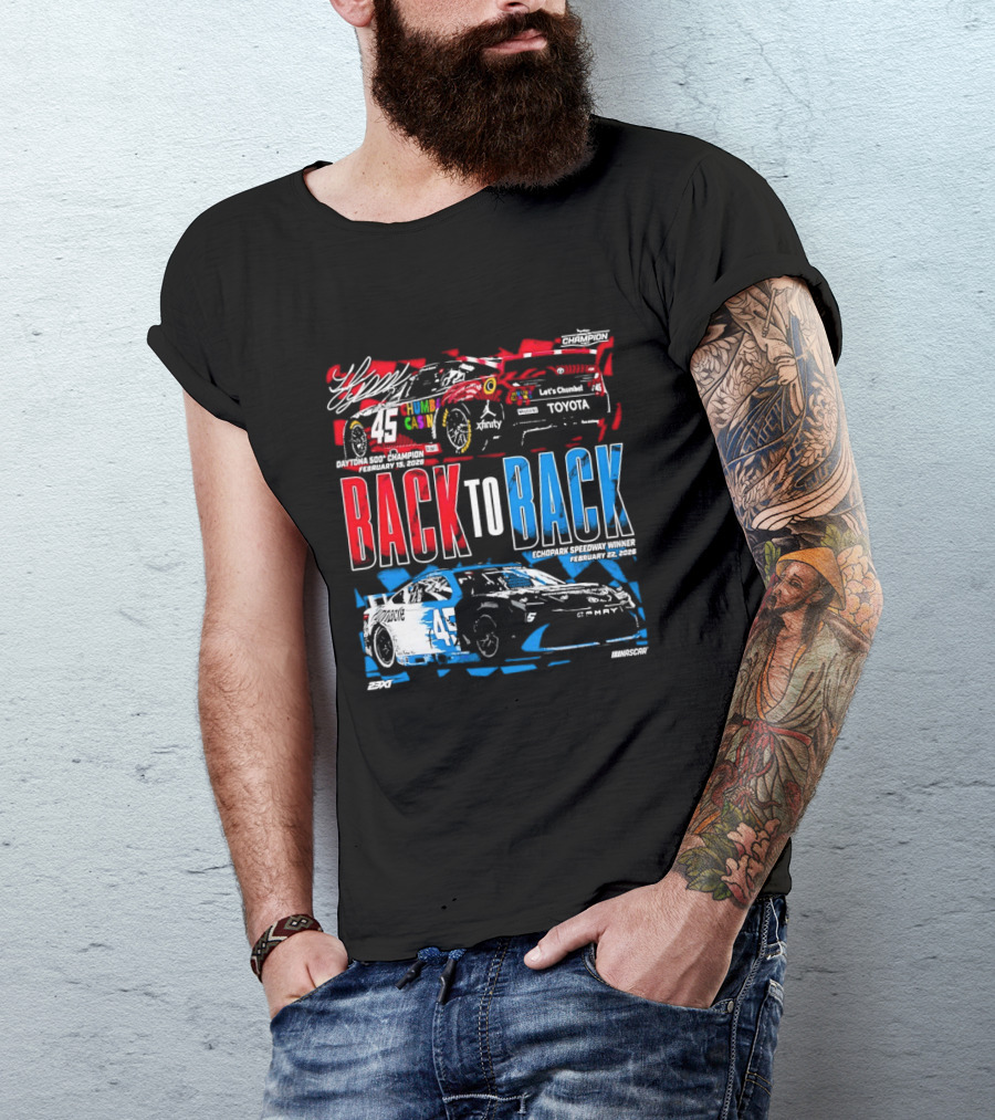 Back To Back Daytona 500 2026 Echopark Speedway Toyota Racing T-Shirt