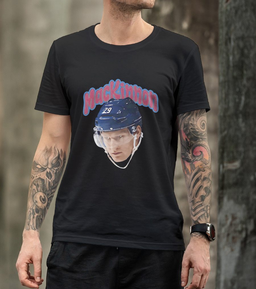 MacKinnon Big Head 29 Colorado Avalanche 26 T-Shirt