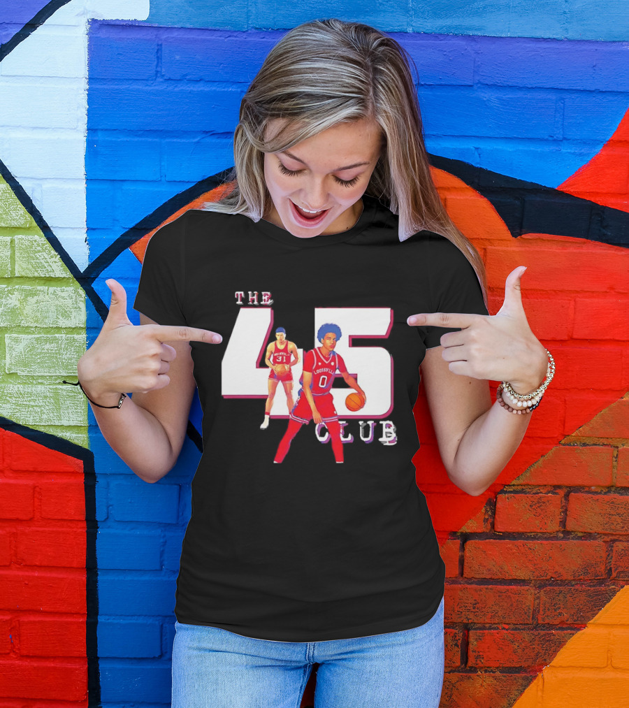 The 45 Club Louisville Cardinals Basketball Mikel Brown 31 And 0 T-Shirt