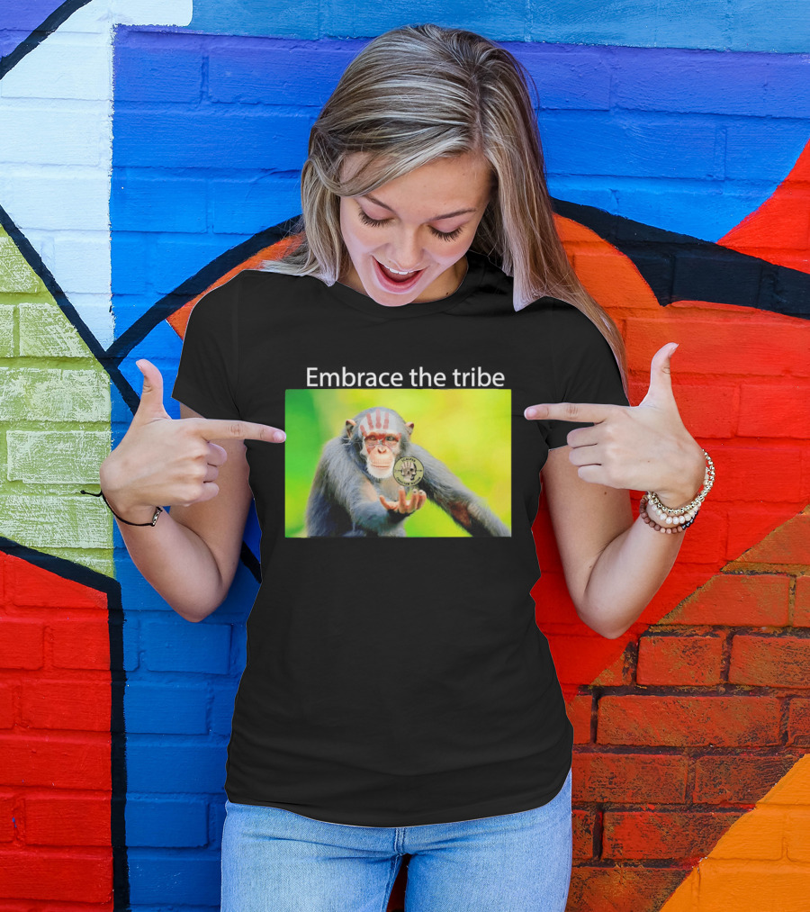 Scalper Choctaw Nation Monkey Embrace The Tribe Handprint T-Shirt