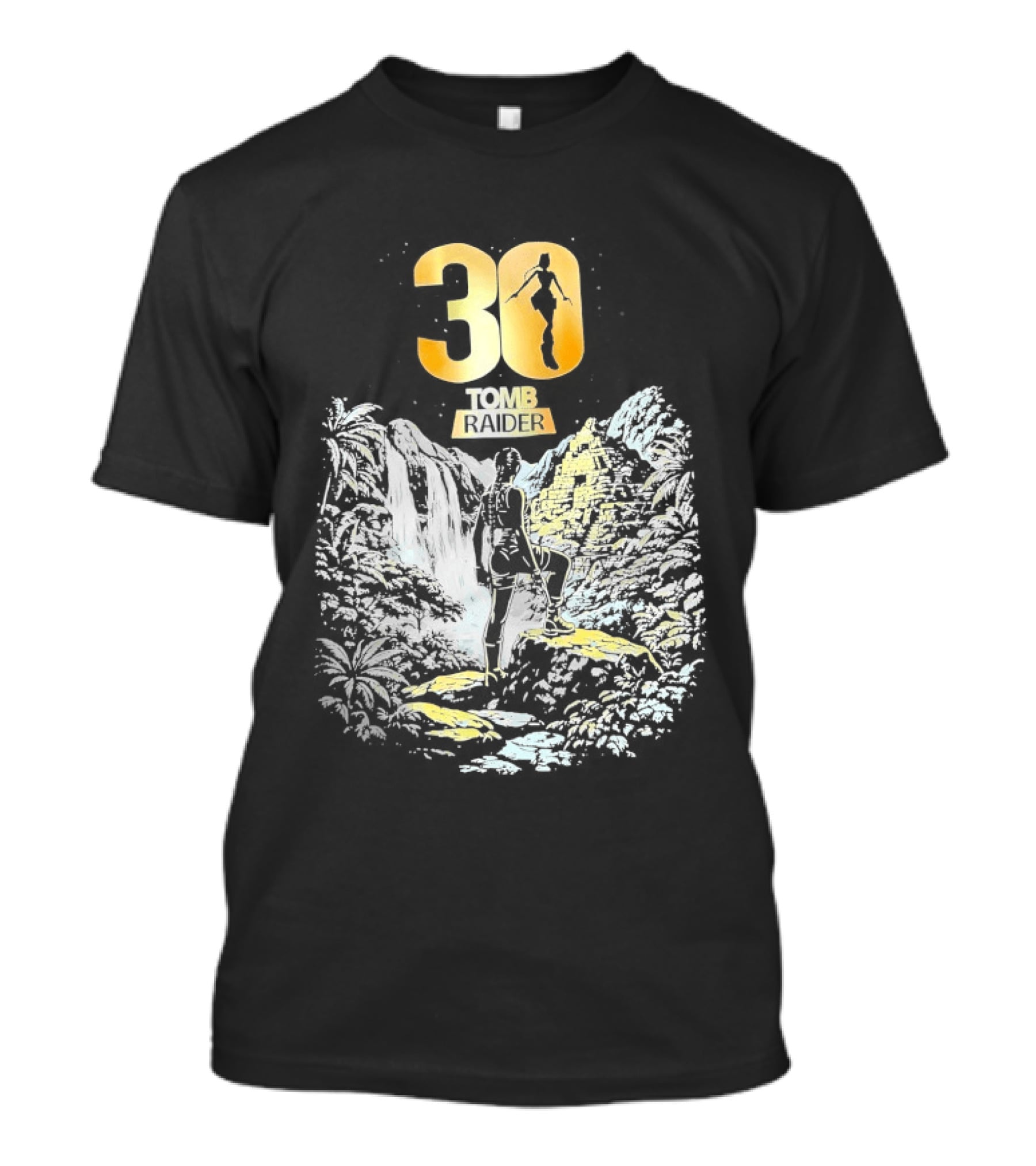 30 Years Tomb Raider Celebration Wings T-Shirt