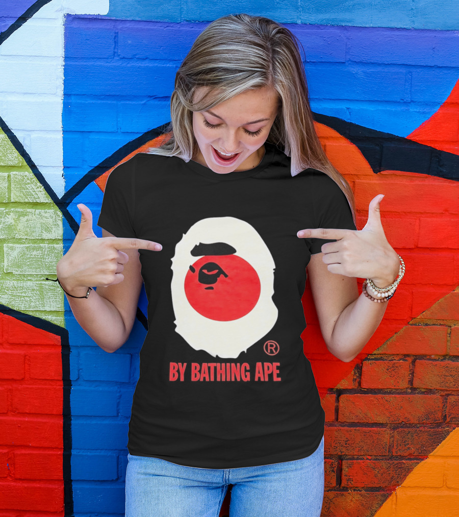 By Bathing Ape Japan Flag T-Shirt