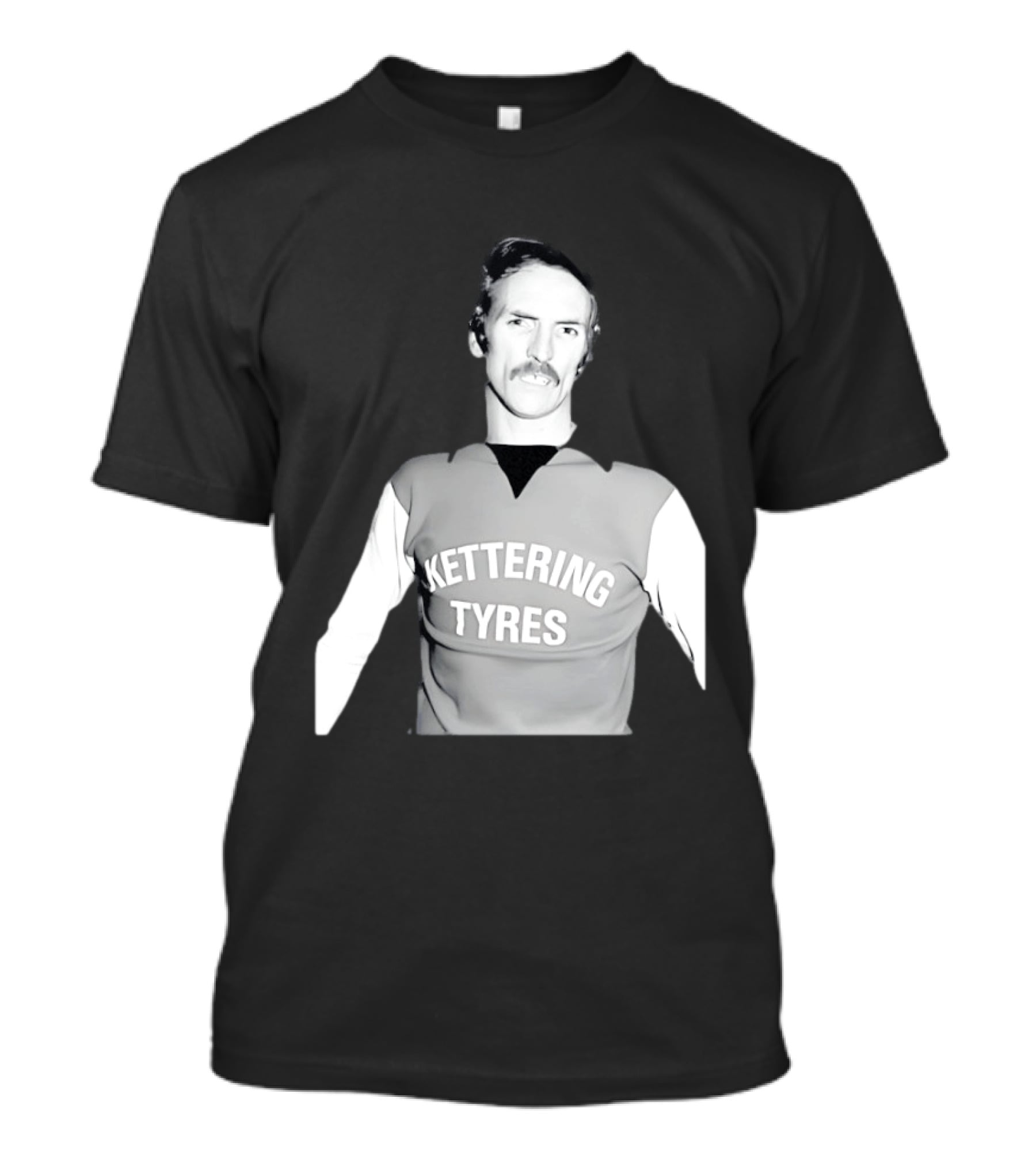 Derek Dougan Kettering Tyres Football Top T-Shirt