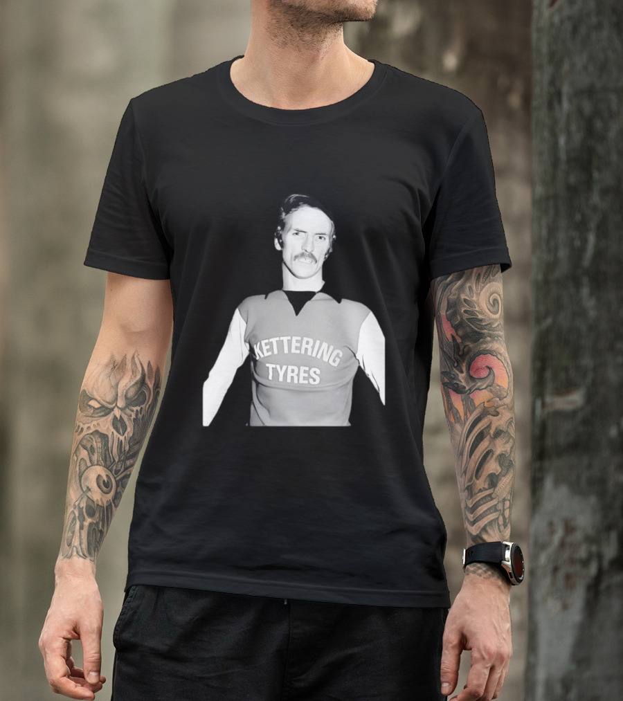 Derek Dougan Kettering Tyres Football Top T-Shirt