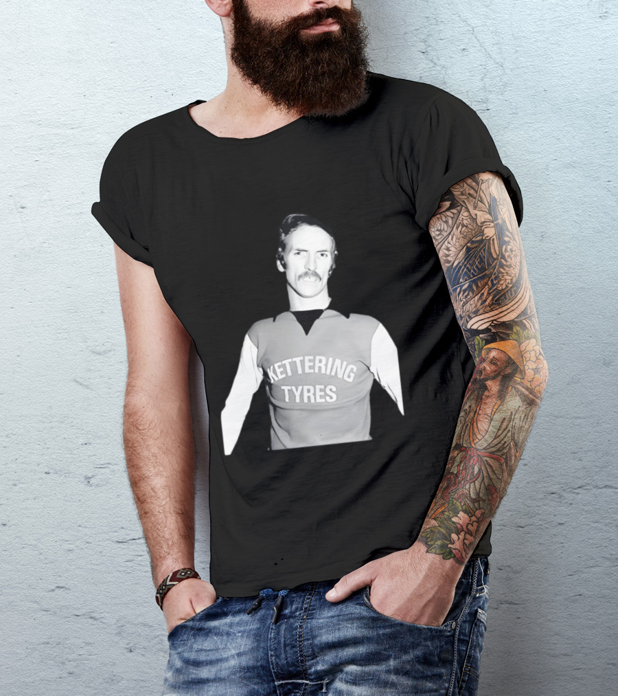 Derek Dougan Kettering Tyres Football Top T-Shirt