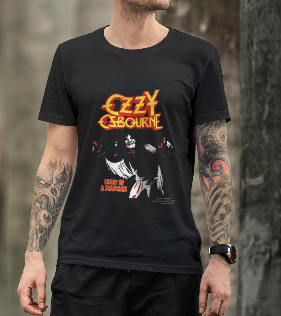 Ozzy Osbourne Diary Of A Madman Album T-Shirt
