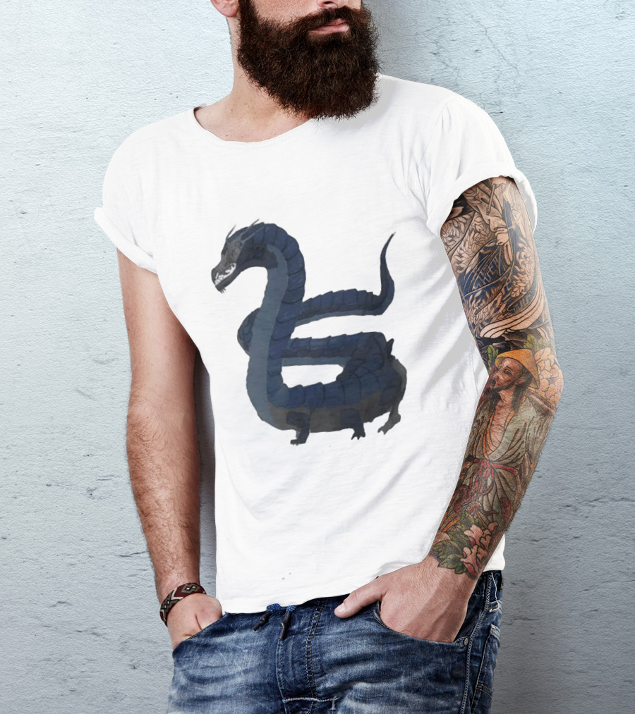 Behir Creature Dungeons And Dragons Fantasy Monster T-Shirt