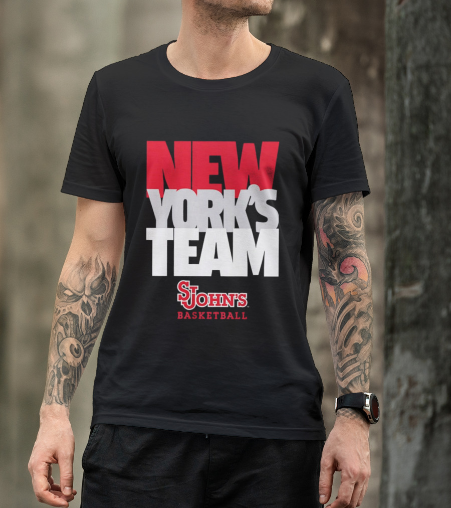 New York's Team St John's Basketball T-Shirt
