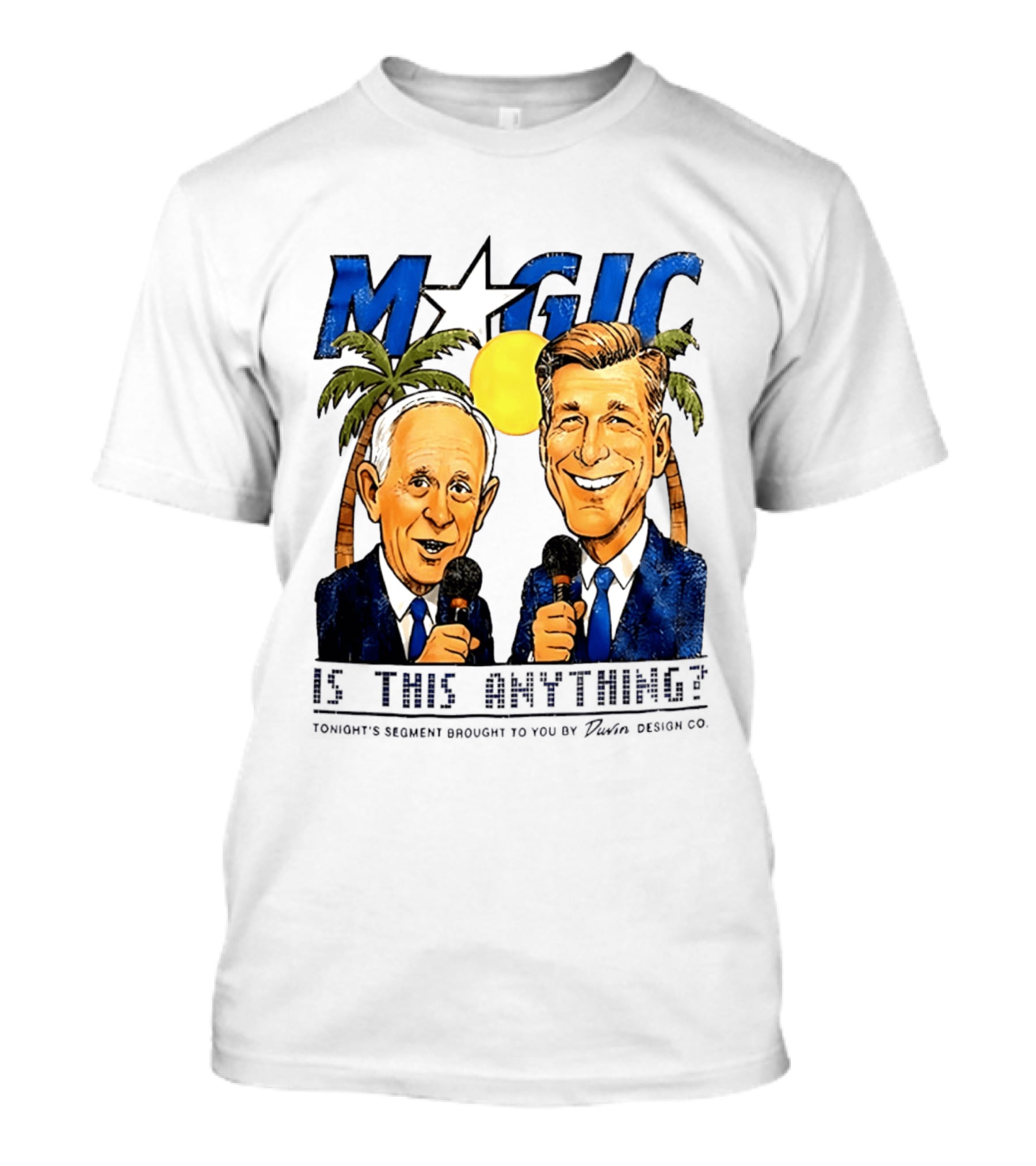 Orlando Magic Is This Anything 2026 NBA Champs Palm Trees Caricature T-Shirt