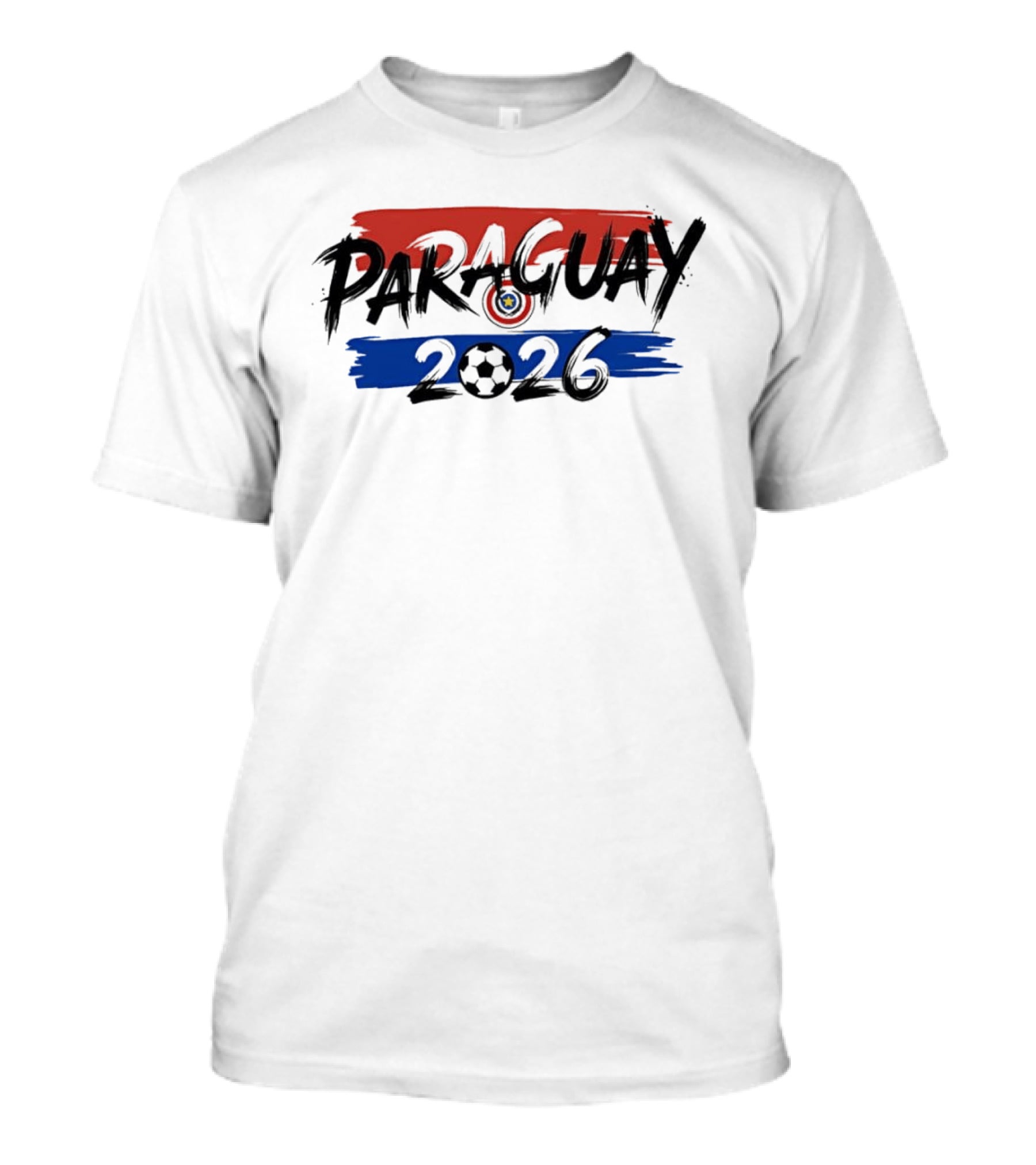 Paraguay 2026 World Cup Soccer Team Fan Gear T-Shirt
