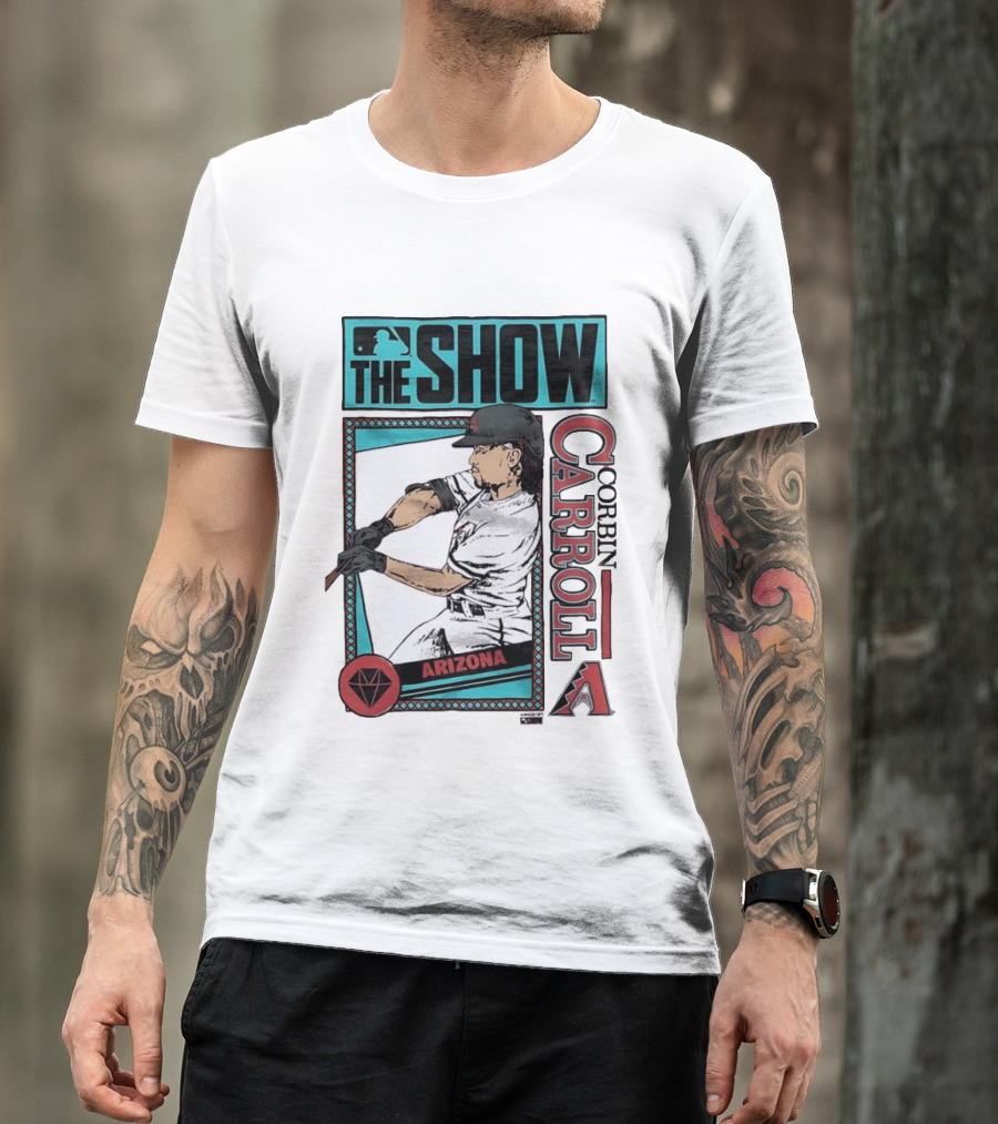 MLB The Show Corbin Carroll Arizona Diamondbacks Baseball Player T-Shirt