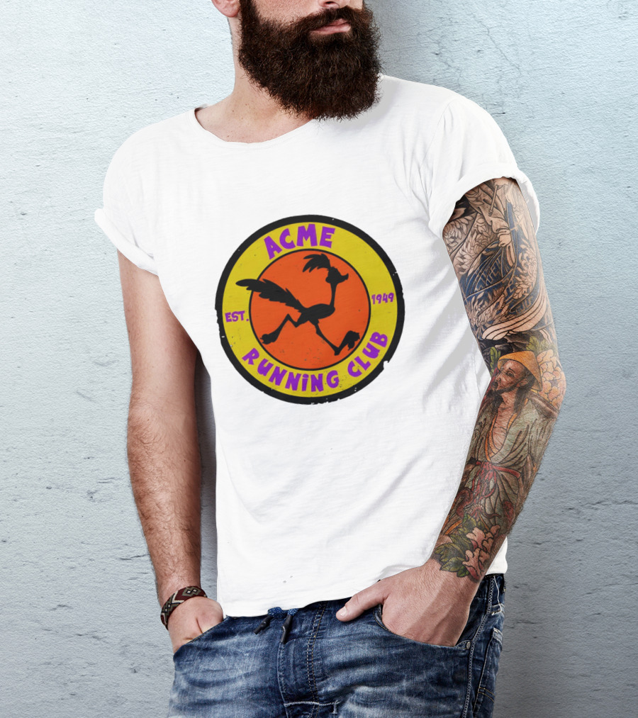 Acme Running Club Est 1949 Road Runner Bird T-Shirt