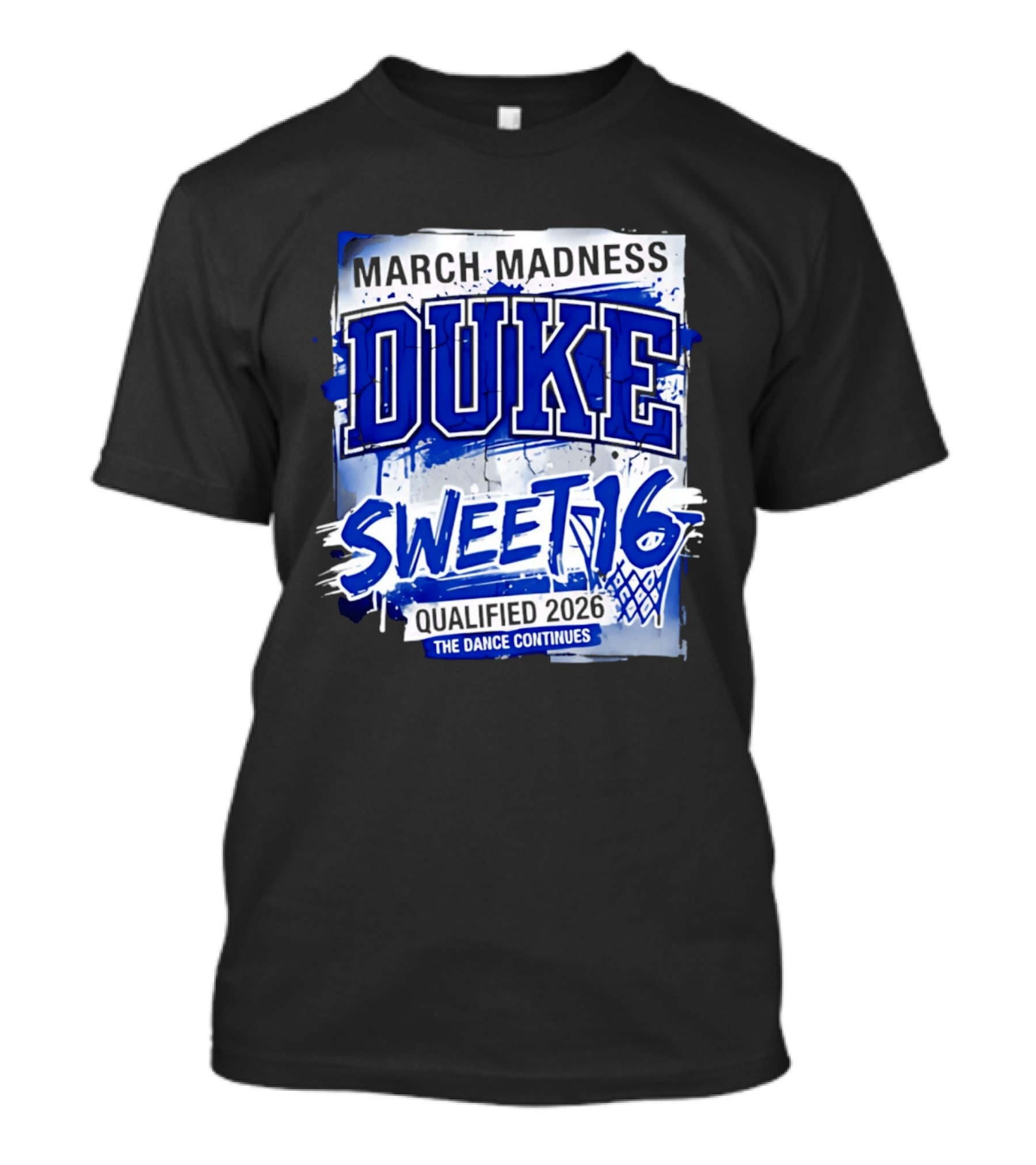 Duke Blue Devils 2026 NCAA March Madness Sweet 16 The Dance Continues T-Shirt