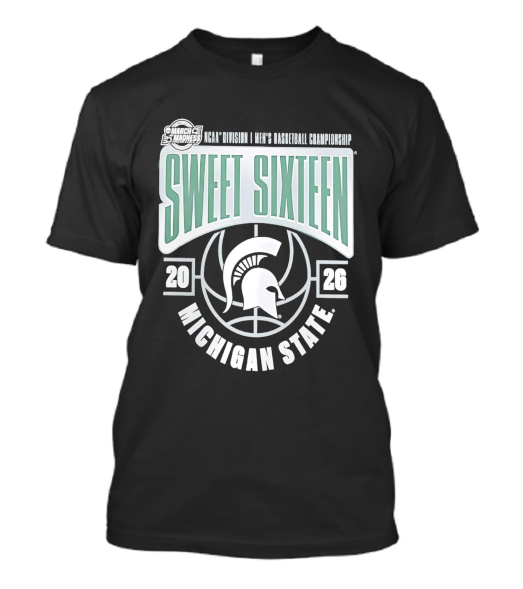 NCAA Division I Men's Basketball Championship Sweet Sixteen Michigan State 2026 T-Shirt