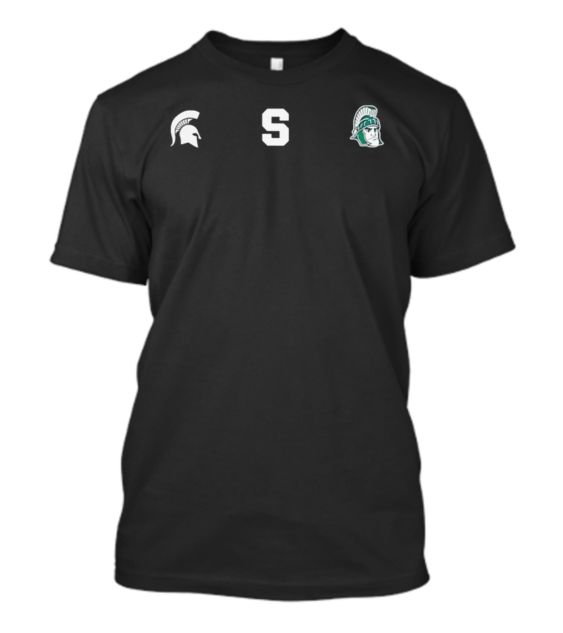 Michigan State Spartans S Helmet Iconography X Sana 2026 T-Shirt