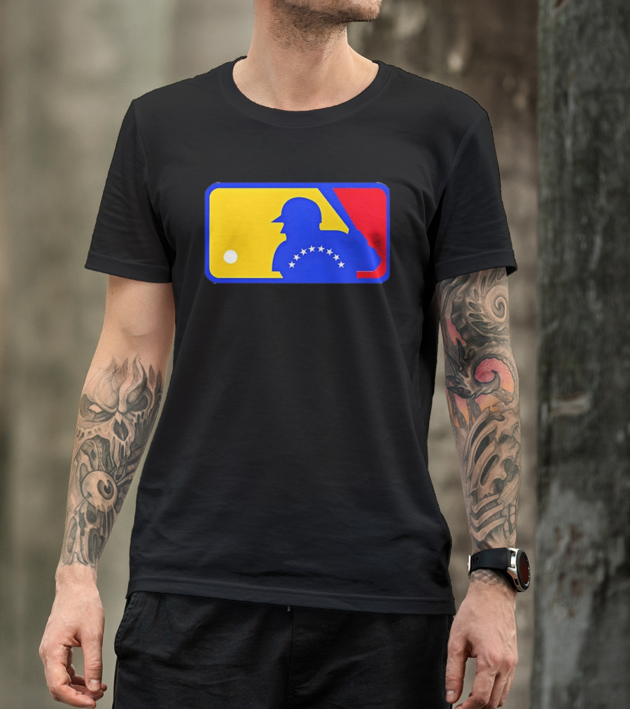 Stars And Bars Baseball T-Shirt