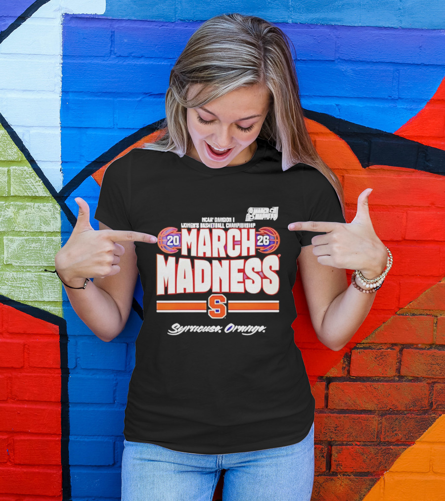 Syracuse Orange 2026 March Madness Basketball T-Shirt