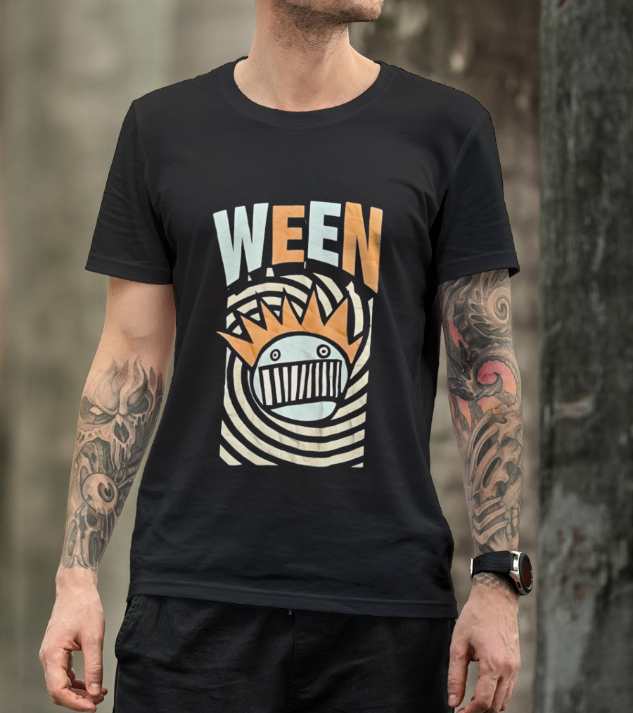 Ween 2017 Tour Boognish Icon Spiral T-Shirt