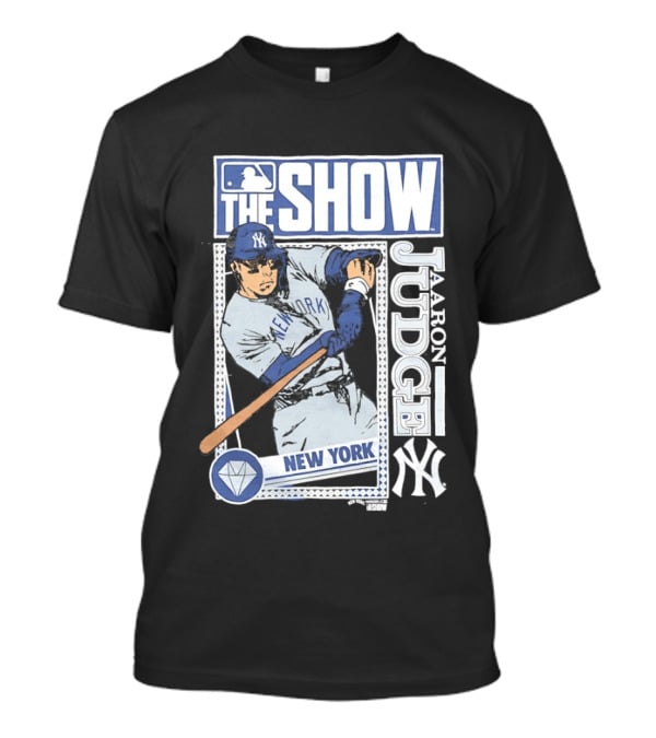 MLB The Show Caricature Aaron Judge 99 New York Yankees T-Shirt