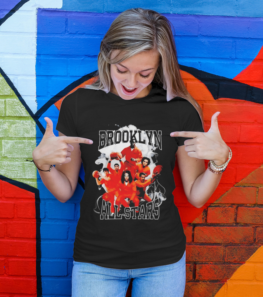 Brooklyn All Stars Basketball Team Creative Smoke T-Shirt