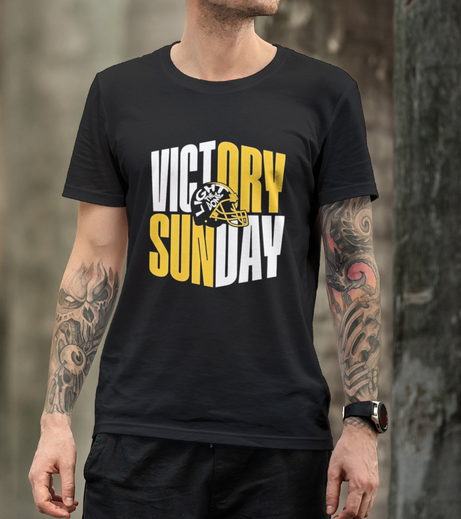 Victory Sunday Light The Dome Helmet T-Shirt
