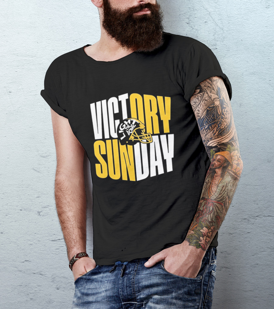 Victory Sunday Light The Dome Helmet T-Shirt