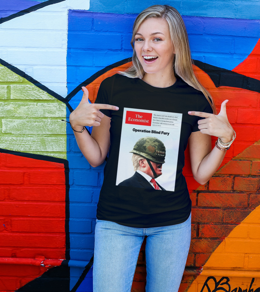 The Economist Donald Trump Operation Blind Fury Magazine Cover T-Shirt