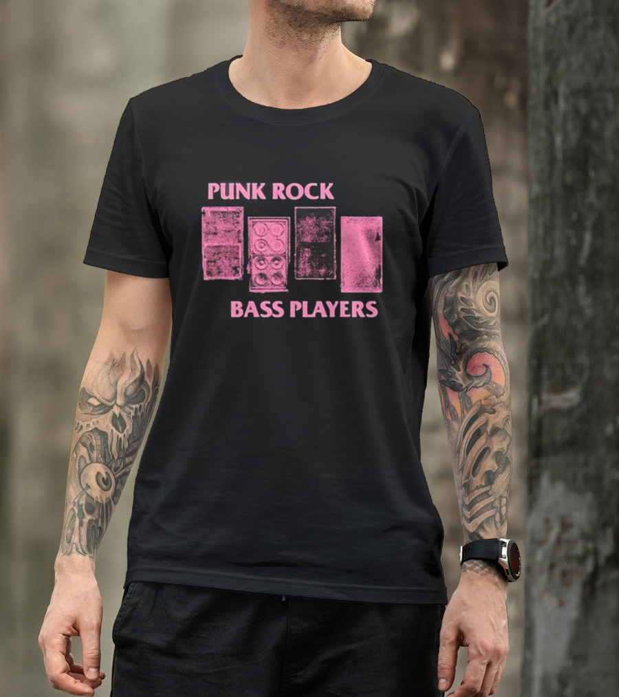 Punk Rock Bass Players Amplifier Speaker Stacks T-Shirt