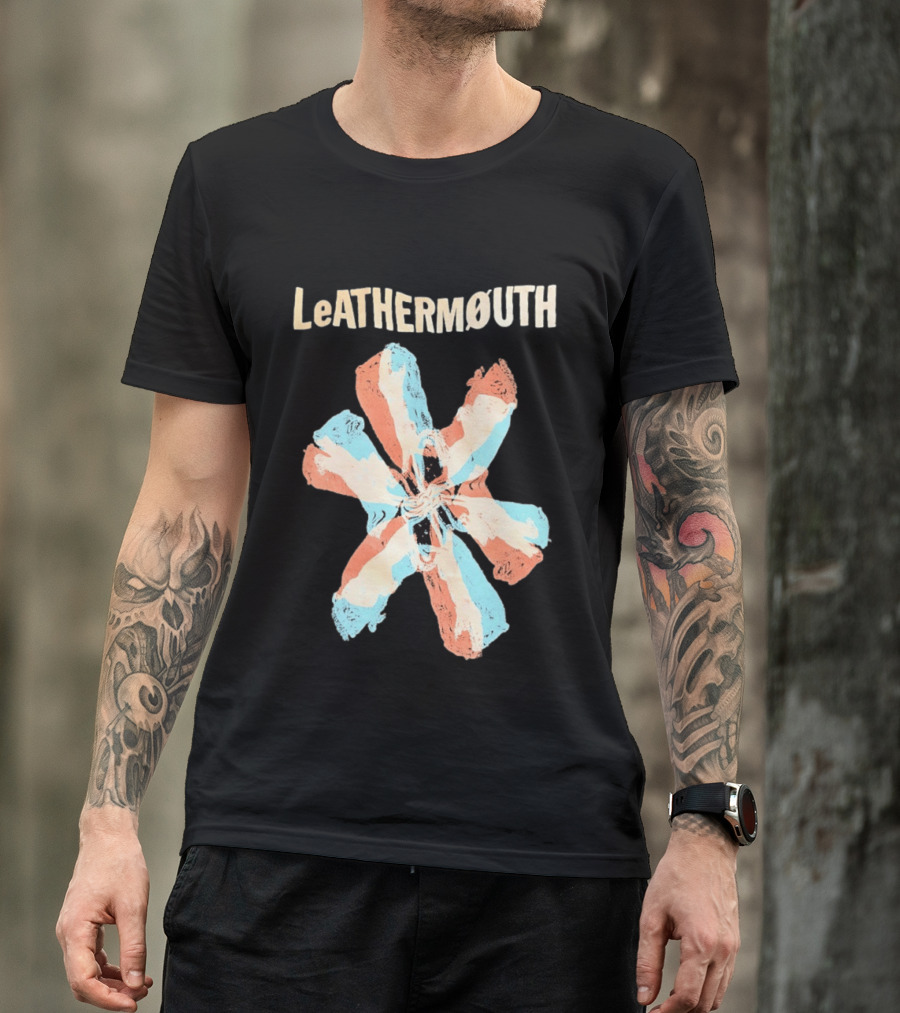 Leathermouth Psychedelic Abstract Flower T-Shirt