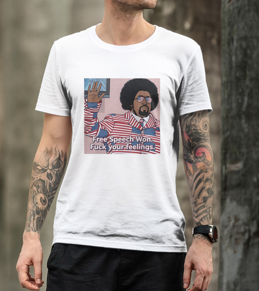 USA Flag Free Speech Won Fck Your Feelings Patriotic T-Shirt