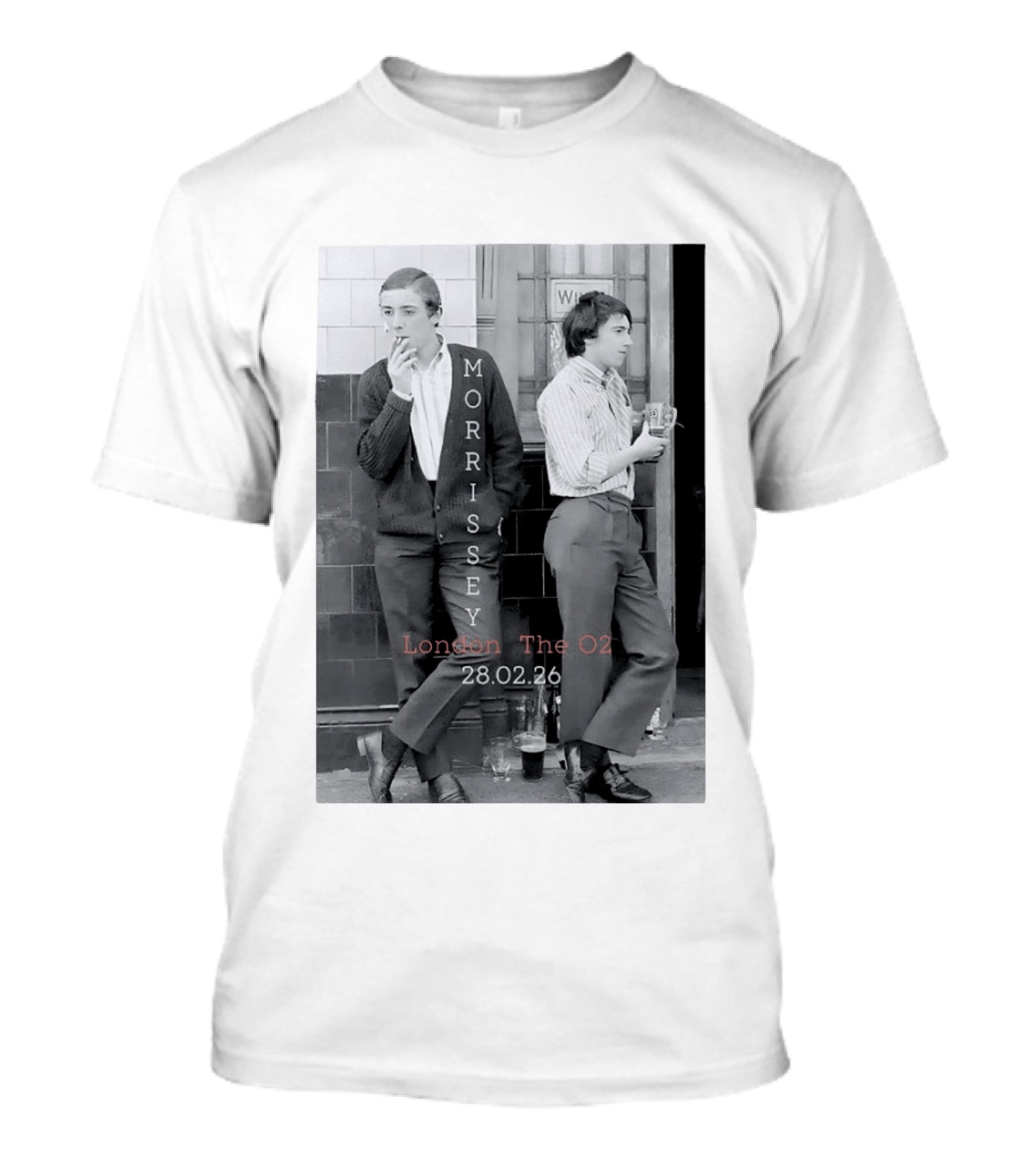 Morrissey London The O2 28.02.26 T-Shirt