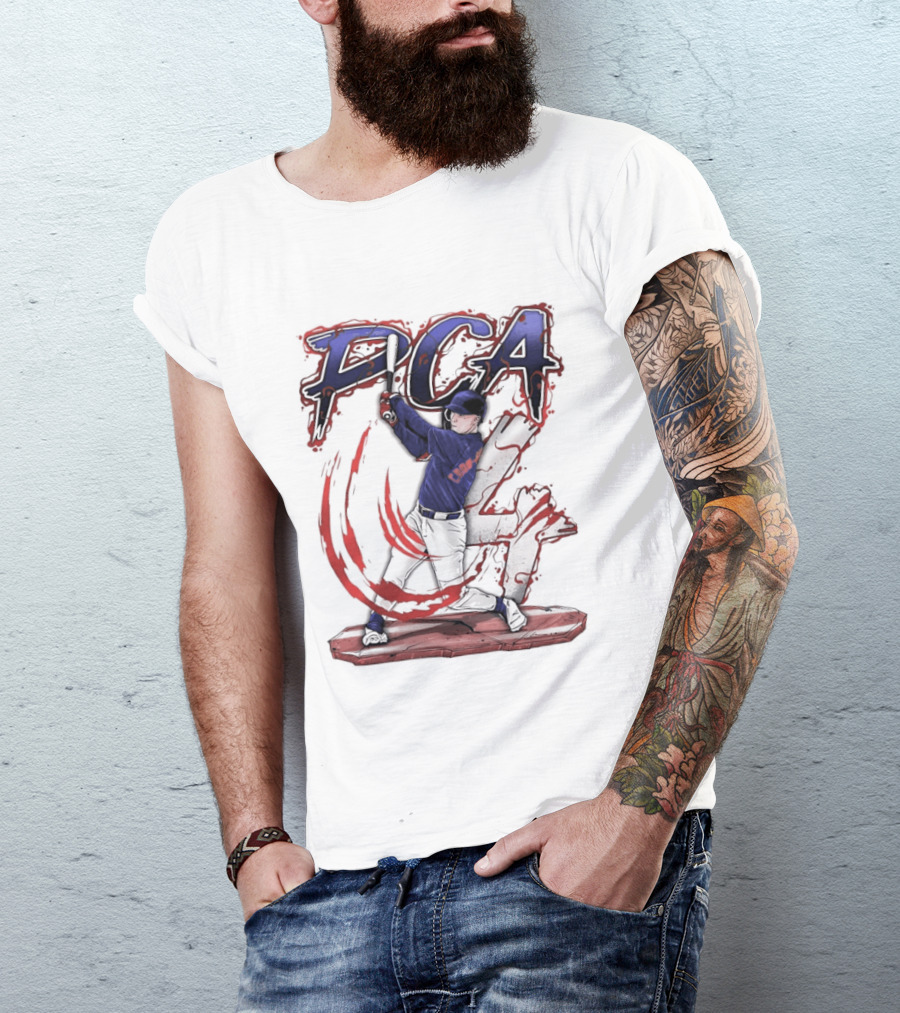 PCA Player Of 4 Philadelphia Phillies Baseball 2026 Batter Stance Action T-Shirt