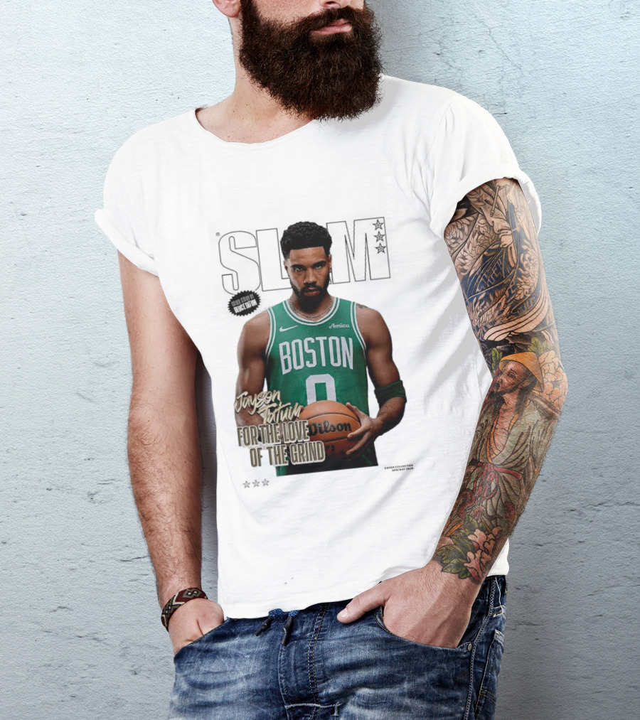 SLAM 261 Jayson Tatum Boston Celtics For The Love Of The Grind T-Shirt