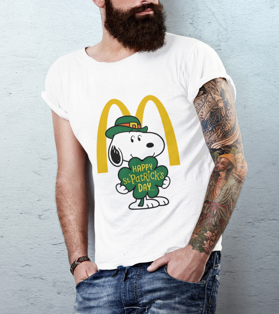 McDonald's Snoopy Happy St. Patrick's Day 2026 Collaboration T-Shirt