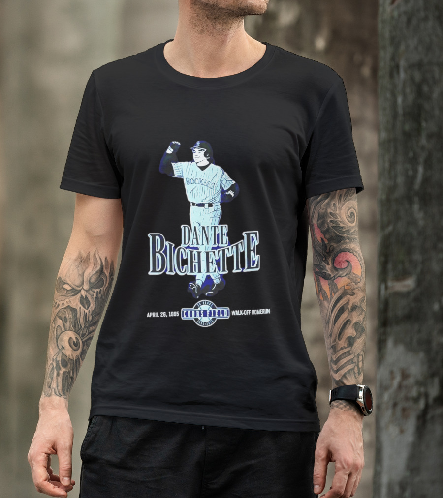 Dante Bichette Rockies Coors Field Walk Off Home Run T-Shirt