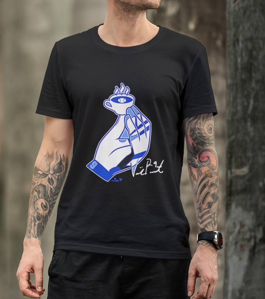 Vinnie Pasquantino Che Vuoi Espresso 9 Baseball Glove Cup Signature T-Shirt